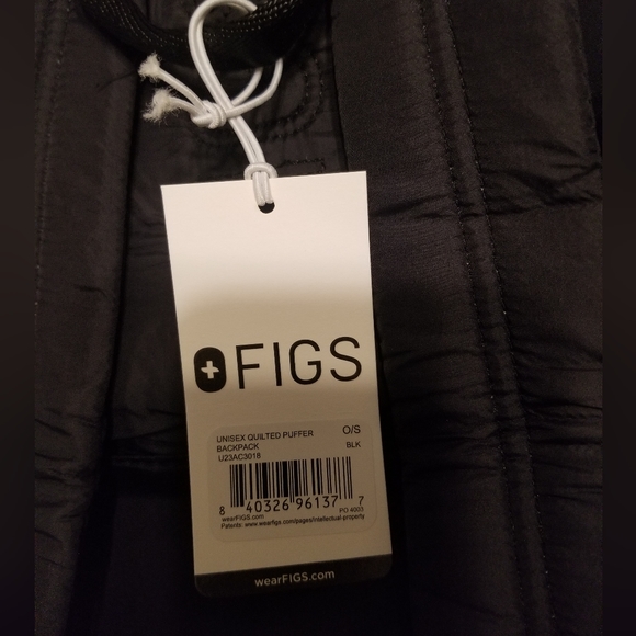 Figs Bags Nwt Figs Quilted Backpack Black Poshmark